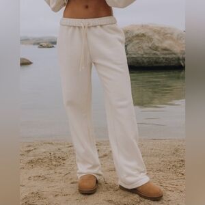 Daily Drills Cream Joggers